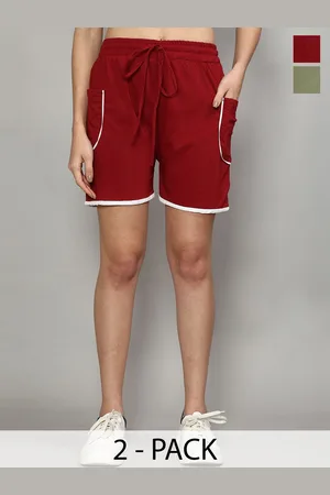 GRACIT Women Loose Fit Yoga Sports Shorts