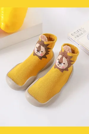Neska Moda Kids Patterned Anti-Skid Booties