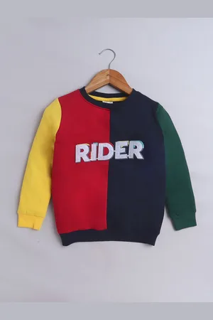 BUMZEE Boys Colourblocked Sweatshirt