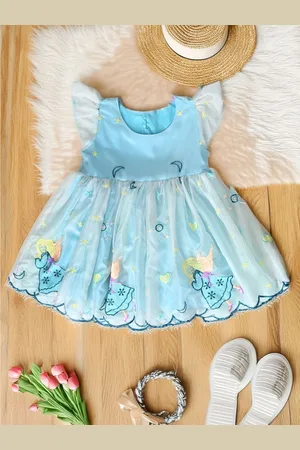 Bella Moda Floral Net Fit & Flare Dress