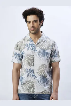 VALEN CLUB Men Relaxed Floral Opaque Printed Casual Shirt