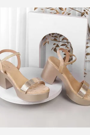 All Things Mochi Women Embellished Open Toe Block Heeled Sandals