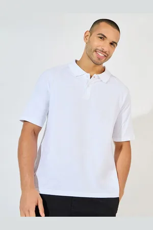 Styli Men Oversized Heavy Cotton Jersey Raglan Polo