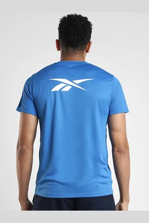 Reebok Men Solid Round Neck T Shirt