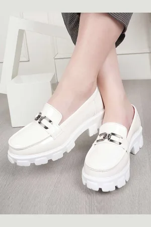 DressBerry Women Patent Leather Loafers