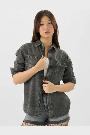 The Souled Store Women Denim Shirt Casual Shirt