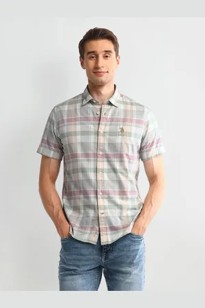 Ralph Lauren Men Classic Slim Fit Opaque Checked Casual Shirt