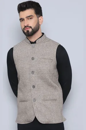 Even Woven Design Nehru Jacket