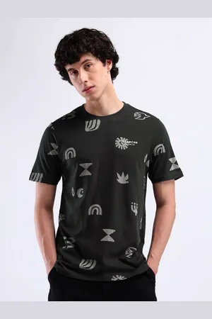 Flying Machine Men Printed T-shirt