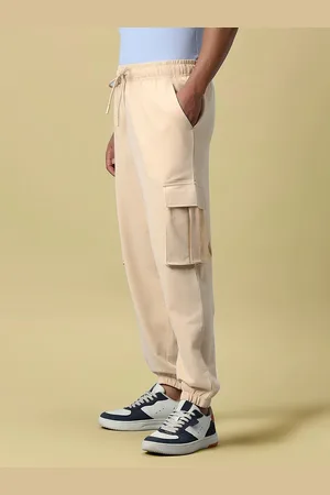 Maniac Men Loose Fit Cotton Cargo Joggers