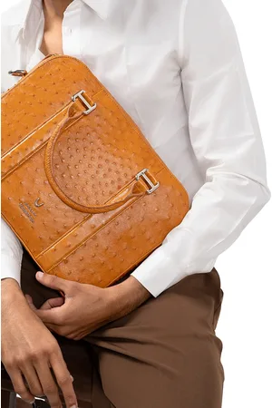 Hidesign Men Textured Messenger Bag
