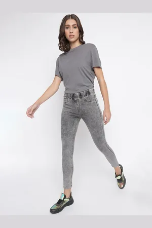 TALES & STORIES Women Skinny Fit Denim Weave Jeggings