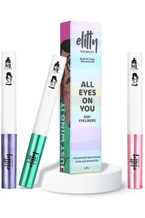 elitty Teen Girls Set of 3 Eye Gotta Feeling Show Me Smudge Proof Metallic Pop Eyeliner