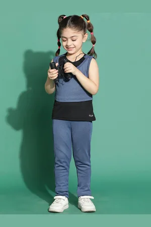 TALES & STORIES Girls Self-Design Leggings