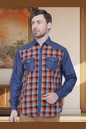 Kuons Avenue Men Smart Slim Fit Checked Casual Shirt
