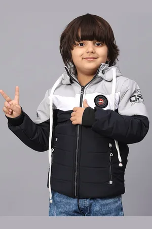 SKY HEIGHTS Boys Colourblocked Polyester Padded Jacket