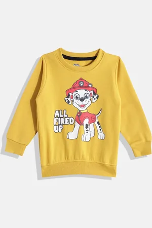 Eteenz Boys Paw Patrol Printed Cotton Sweatshirt