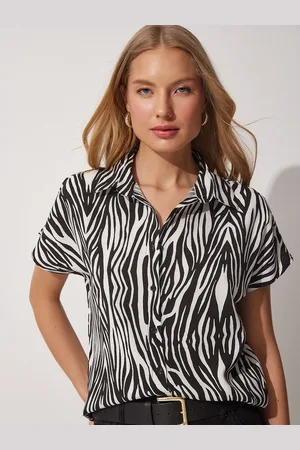 Happiness istanbul Women Opaque Striped Casual Shirt