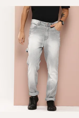 HARVARD Men Light Fade Stretchable Relaxed Fit Jeans