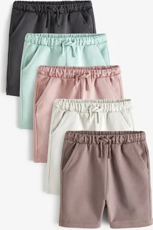 Next Infant Boys Pack of 5 Pure Cotton Jersey Shorts