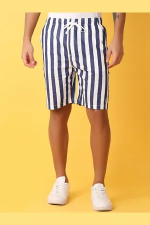 V-Mart Men Regular Fit Striped Shorts