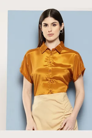 Chemistry Women Satin Casual Shirt