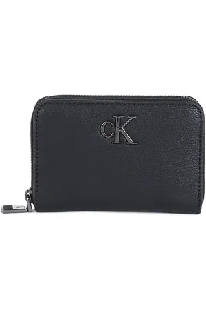 Calvin Klein Women Brand Logo PU Zip Around Wallet