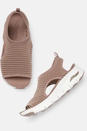Skechers Women Textured ARCH FIT - SHEER CATCH Open Toe Flats