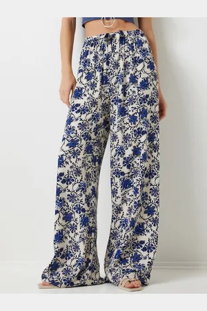 Happiness istanbul Women Floral Printed Loose Fit Trousers