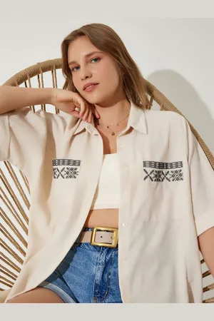 Happiness istanbul Women Opaque Printed Casual Shirt