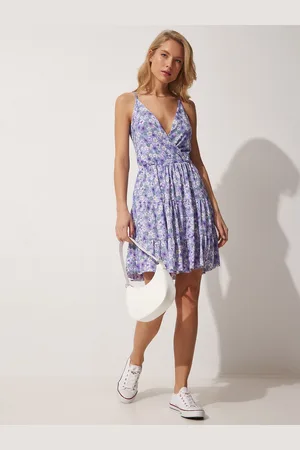 Happiness istanbul Floral Print Fit & Flare Women Dress