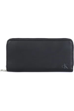 Calvin Klein Women Zip Detail PU Zip Around Wallet