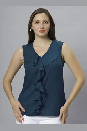 Chemistry V-Neck Sleeveless Solid Top