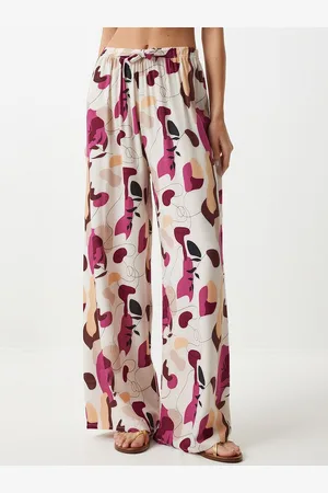 Happiness istanbul Women Printed Parallel Trousers