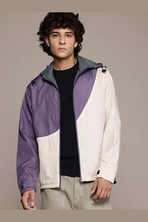 Roadster The Lifestyle Co. Colourblocked Hooded Tailored Jacket