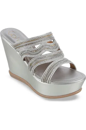 Catwalk Embellished Wedge Herels Sandals
