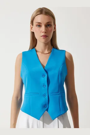 Happiness istanbul V-Neck Slim-Fit Waistcoat