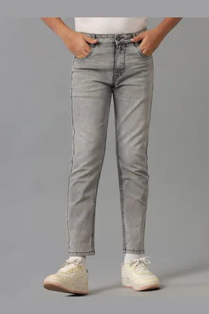 UNDER FOURTEEN ONLY Boys Slim Fit Heavy Fade Jeans
