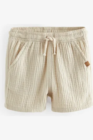 Next Infant Boys Textured Pure Cotton Shorts
