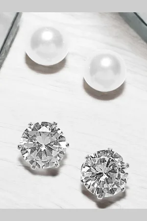 FÁBULA Men Set of 2 Pearls Studs