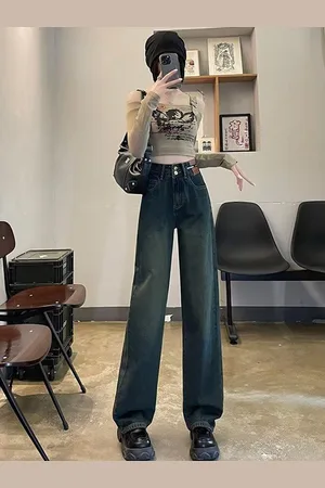 Stylecast Women Straight Fit High-Rise Light Fade Jeans