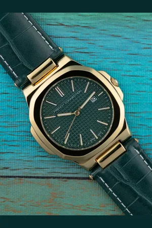 French Connection Men Dial & Leather Bracelet Style Straps Analogue Watch FCB2GRL