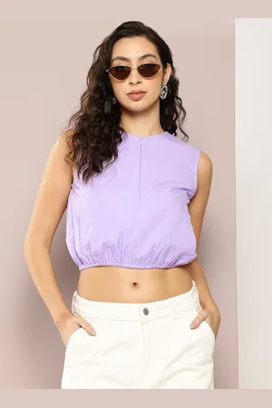 Kook N Keech Pure Cotton Blouson Crop Top