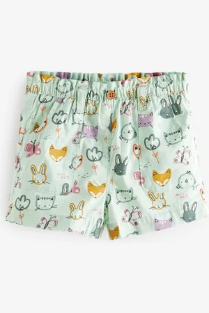 Next Infant Girls Pure Cotton Printed Shorts