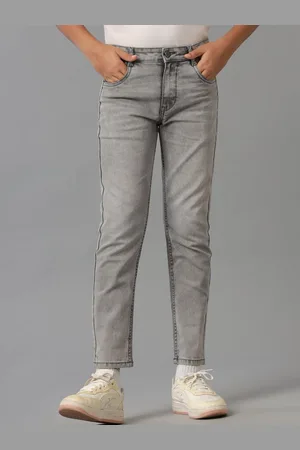 UNDER FOURTEEN ONLY Boys Slim Fit Mid Rise Cropped Jeans