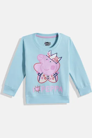 Eteenz Girls Peppa Pig Printed Sweatshirt