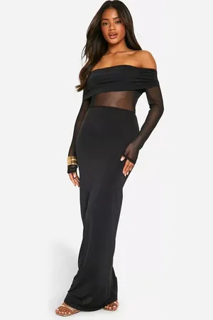 LULU & SKY Women Off-Shoulder Maxi Dress