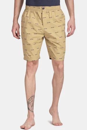 Pepe Jeans Typography Printed Breathable Pure Cotton Lounge Shorts