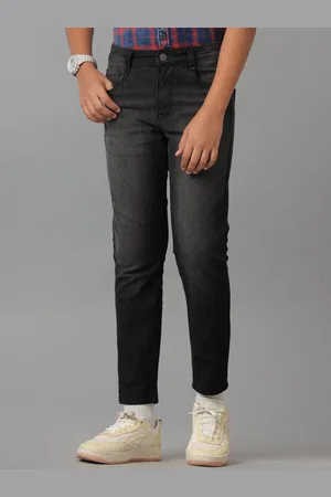 UNDER FOURTEEN ONLY Boys Slim Fit Light Fade Jeans