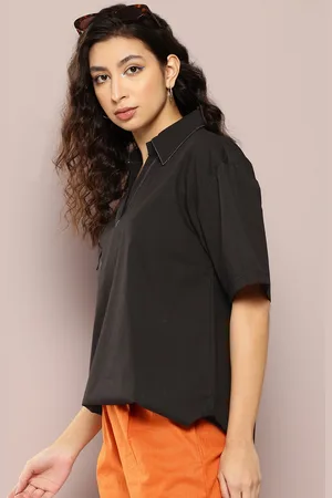Kook N Keech Pure Cotton Shirt Style Longline Top